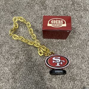 2025 San Francisco 49ers Season Ticket Holder Gift Gold Chain New